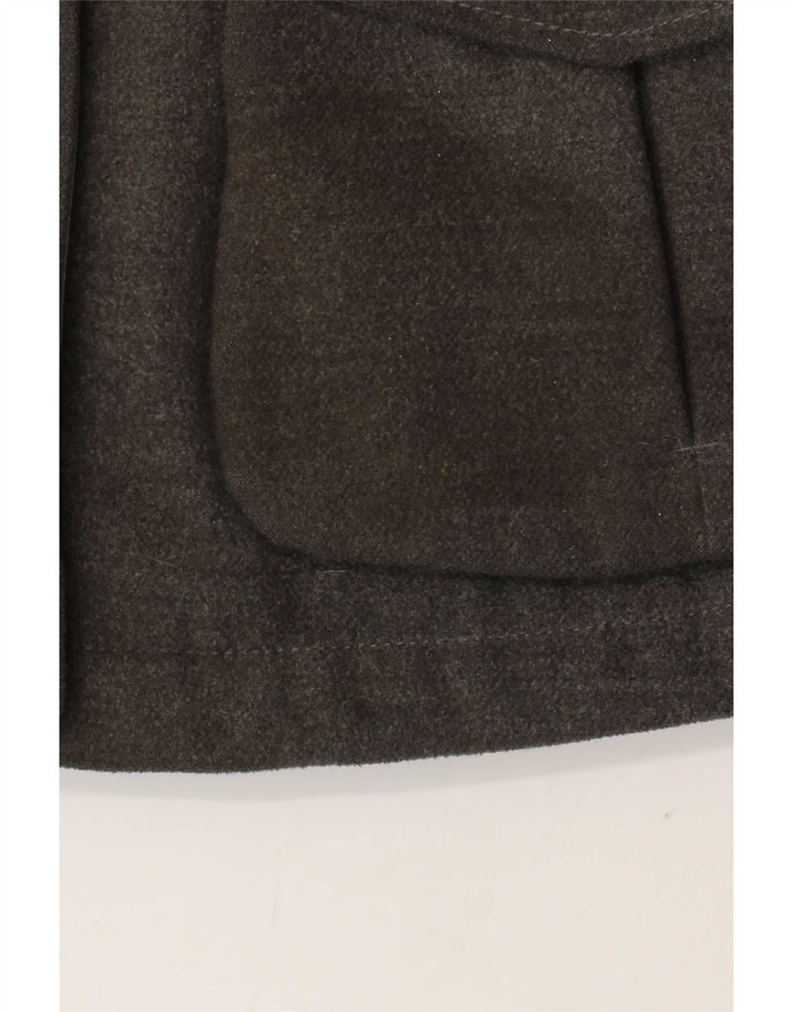 Blauer Γυναικείο Ανεμοδράστη Παλτό UK 16 Large Grey Polyester
