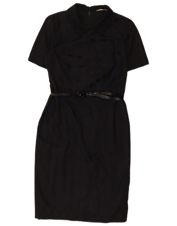 Γυναικείο φόρεμα με θήκη Marks & Spencer UK 12 Medium Navy Blue Colourblock