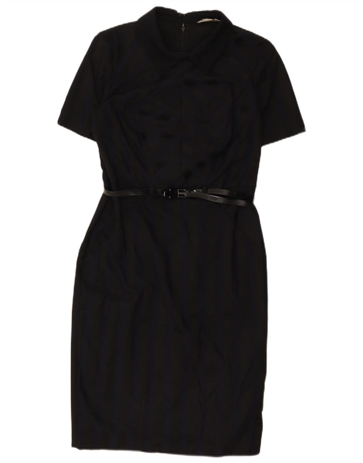 Γυναικείο φόρεμα με θήκη Marks & Spencer UK 12 Medium Navy Blue Colourblock