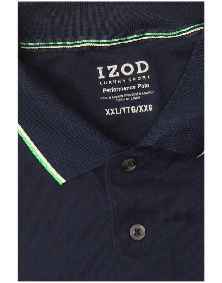 Ανδρικό μπλουζάκι πόλο Izod 2XL Navy Blue
