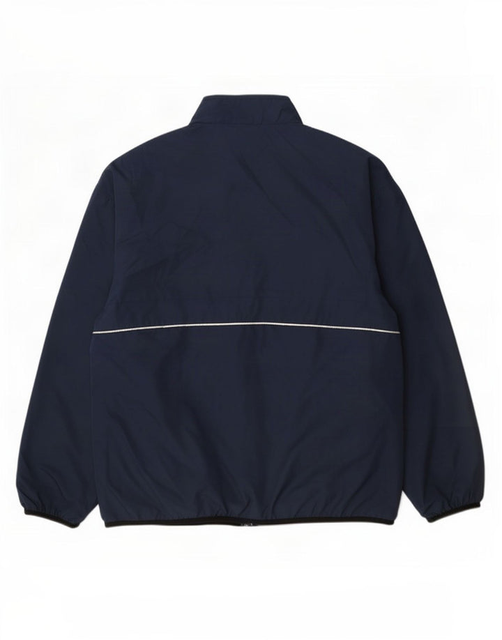Ανδρικό μπουφάν βροχής Reebok UK 42 XL Navy Blue Polyester