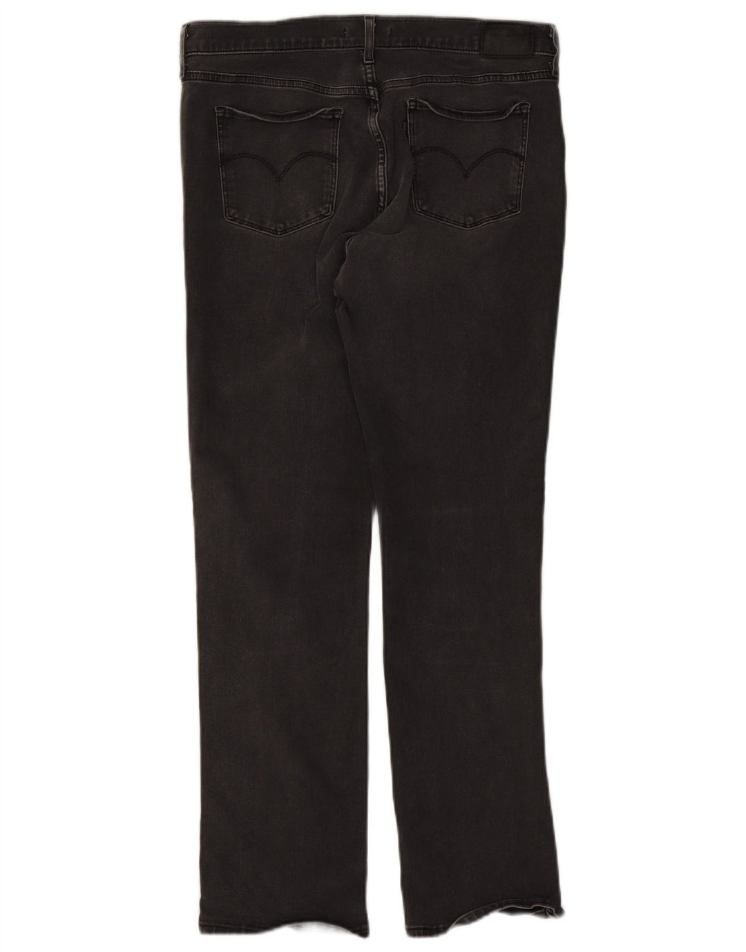Levi's Womens 314 Shaping Straight Jeans W32 L30 Μαύρο βαμβακερό