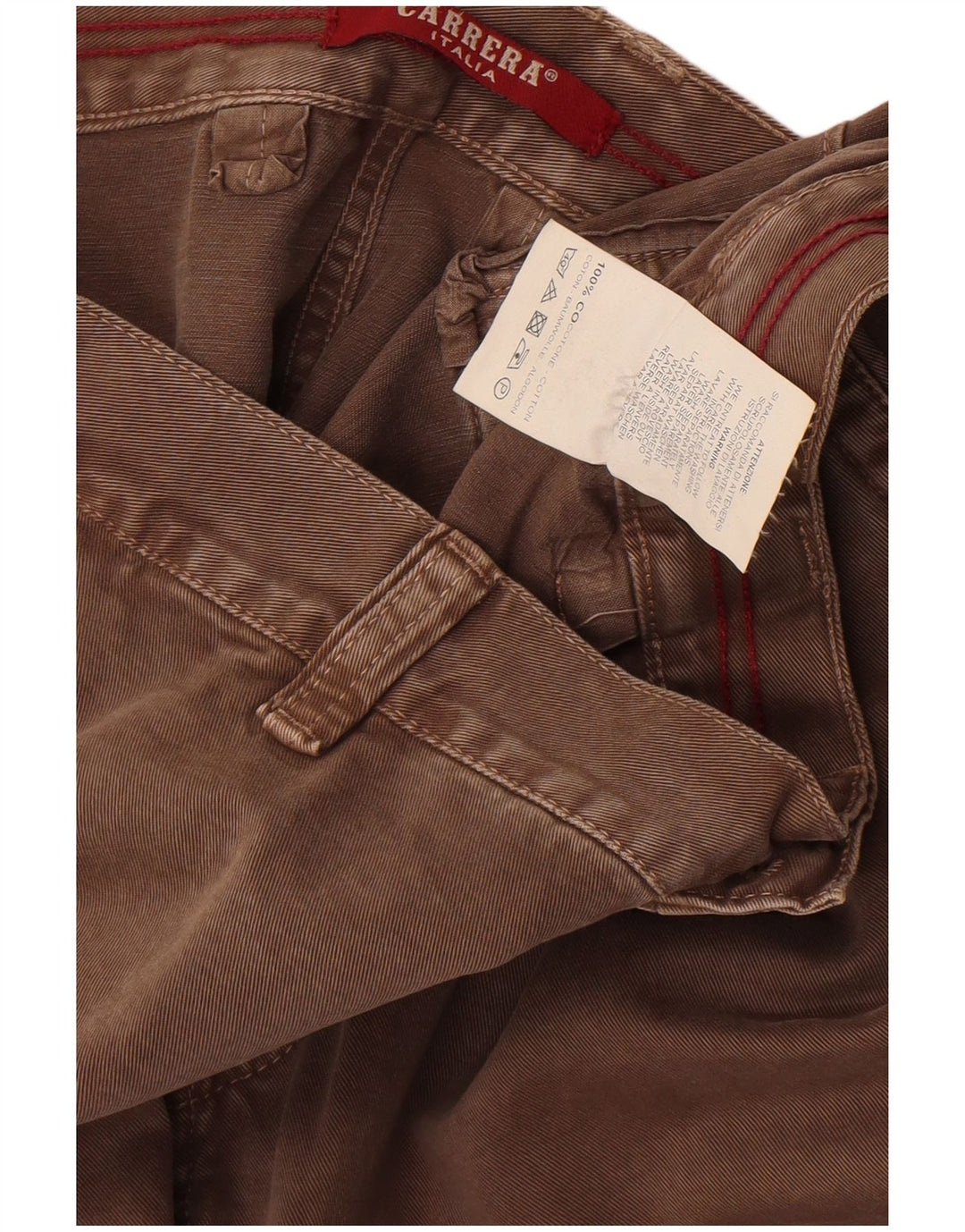 Carrera Ανδρικό παντελόνι Cargo Regular Fit W40 L30 Καφέ βαμβακερό