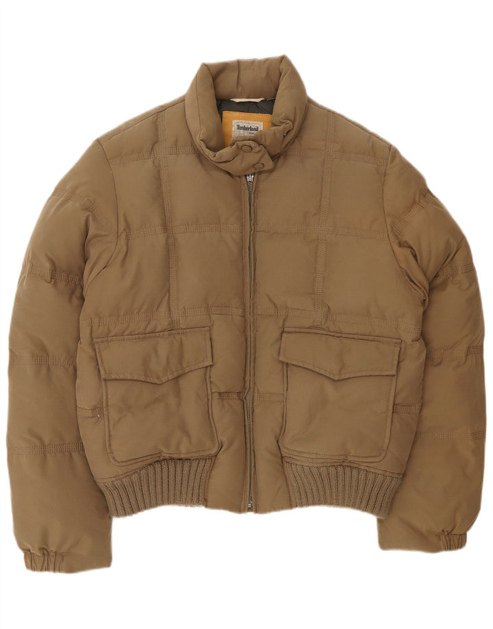 Timberland γυναικείο μπουφάν UK 12 μεσαίο καφέ βαμβακερό