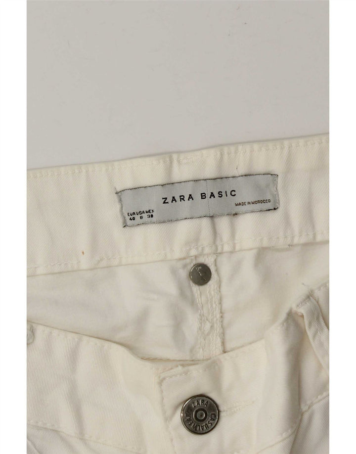 Zara Γυναικείο Skinny Jeans EU 40 Medium W30 L31 Λευκό