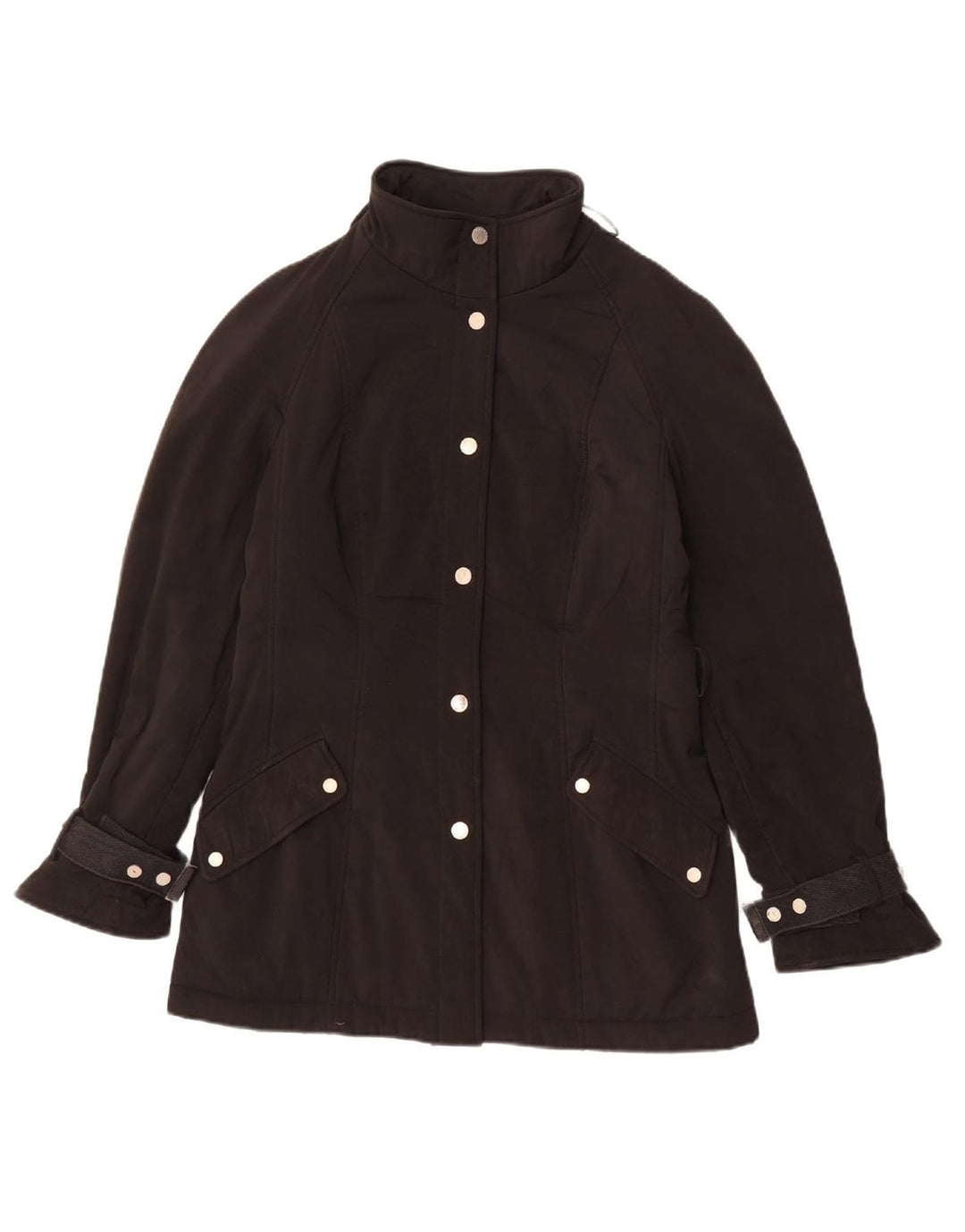 ROCCOBAROCCO Womens Windbreaker Jacket IT 48 XL Black Polyester