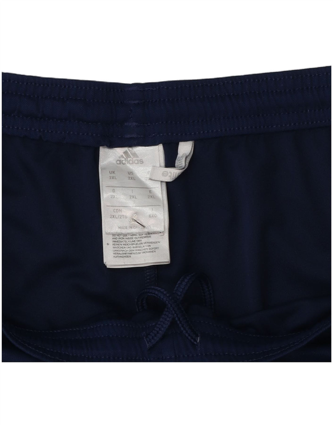 Ανδρικό αθλητικό σορτς Adidas Climalite 2XL Navy Blue Polyester
