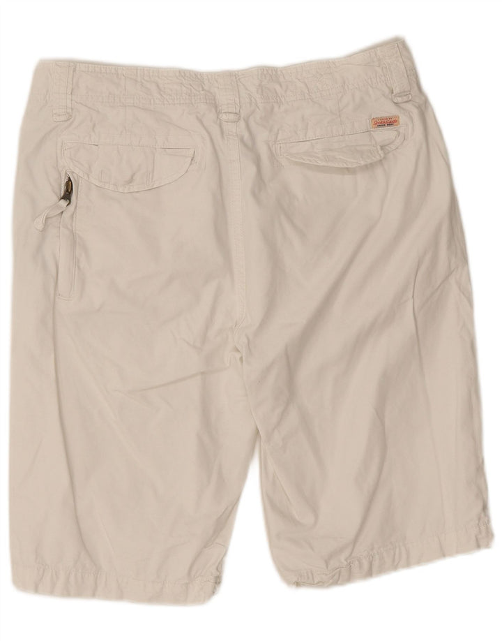 Ανδρικό σορτς Chino Scotch & Soda W32 Μεσαίο λευκό βαμβακερό