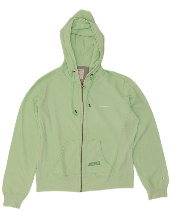 Champion Womens Heritage Classics Zip Hoodie πουλόβερ UK 16 Large Green