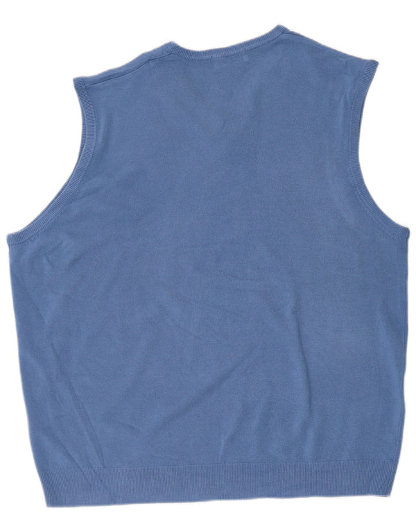 Marks & Spencer Ανδρικό Μπλε Χάρμπορ Γιλέκο Tank Top 2XL Μπλε Ακρυλικό