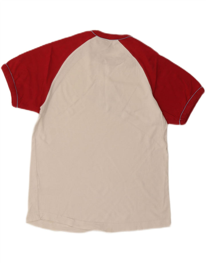 Ανδρικό γραφικό μπλουζάκι NIKE Top UK 36/38 Small White Colourblock