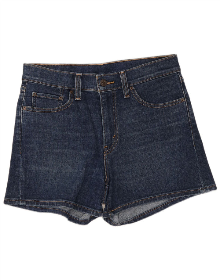 Γυναικείο τζιν σορτς Levi's W28, μεσαίο μπλε βαμβακερό