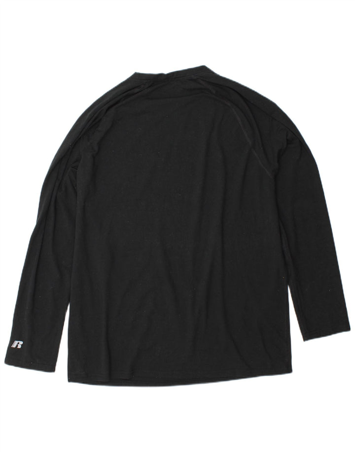 RUSSELL ATHLETIC Ανδρικό Dri-Power Μακρυμάνικο XL Μαύρο Πολυεστέρας