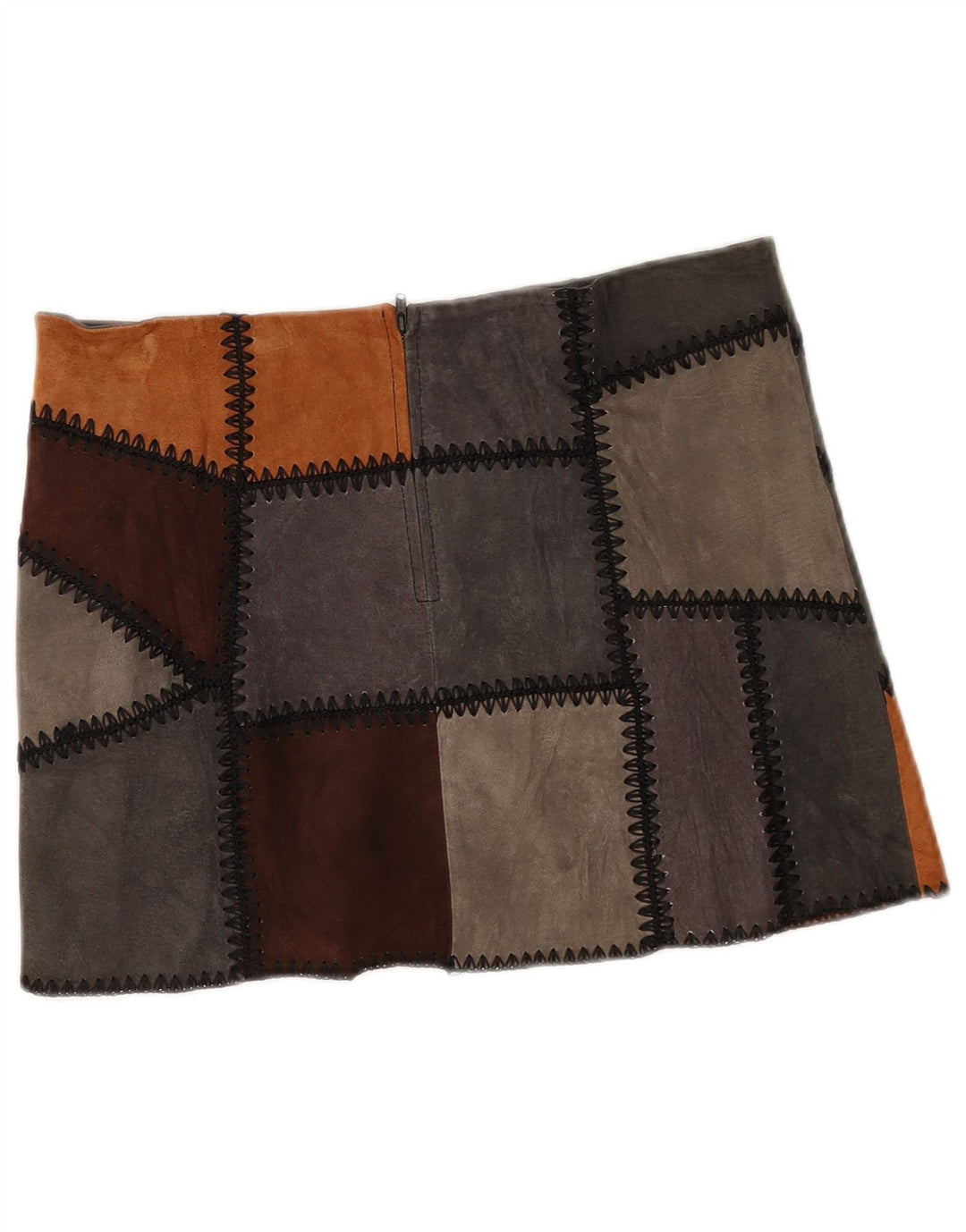 Zara Γυναικεία Μίνι Φούστα Μεγάλη W30 Πολύχρωμη Colourblock Πολυεστέρας