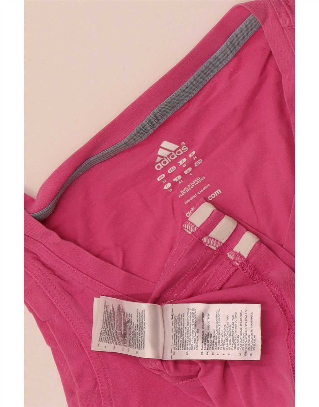 Adidas Γυναικείο γιλέκο Crop UK 12 Μεσαίο ροζ βαμβακερό