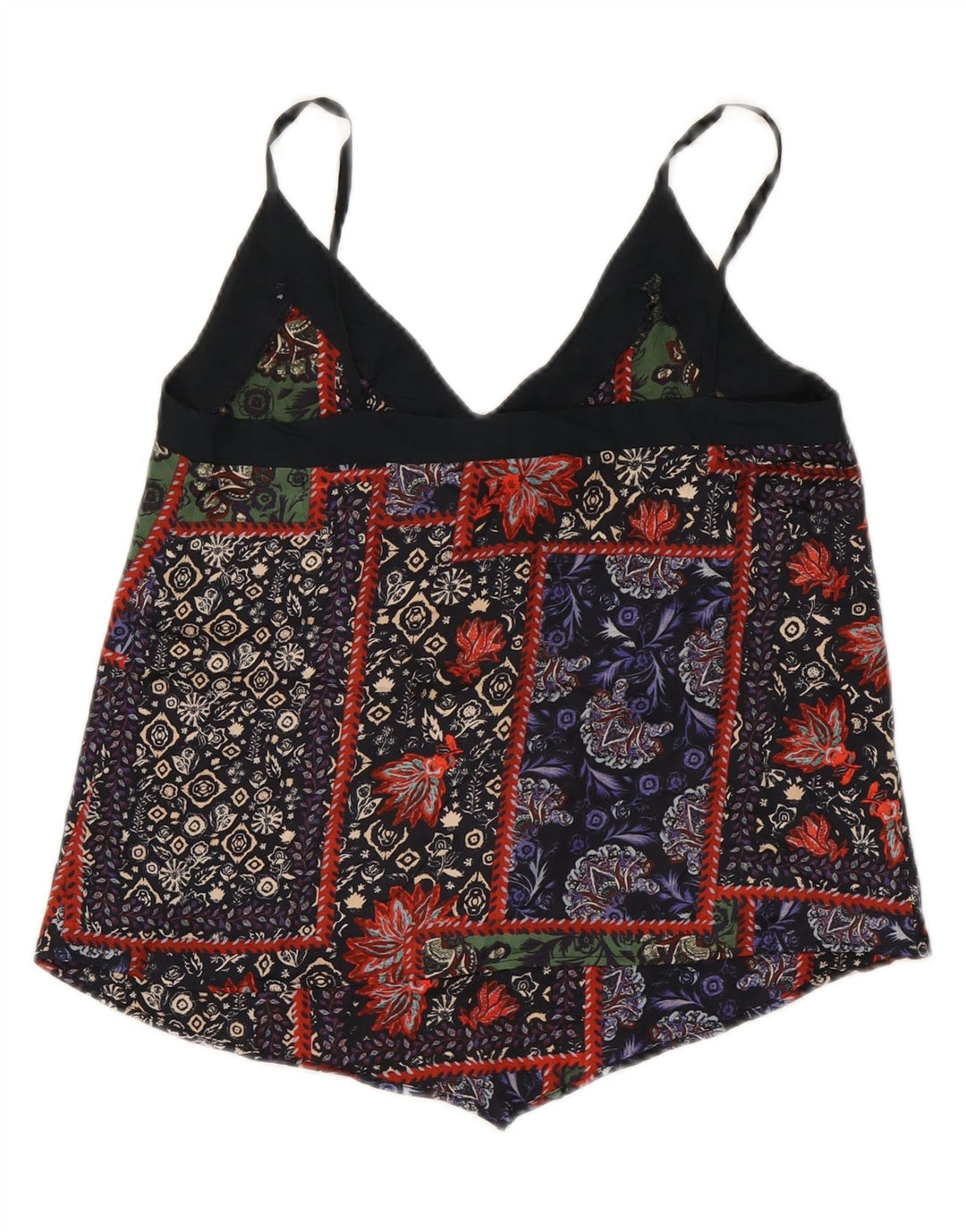 Zara Womens Cami Top UK 6 XS Πολύχρωμο Floral