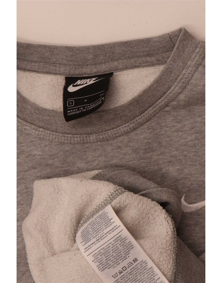 Ανδρικό φούτερ Nike πουκάμισο από βαμβακερό γκρι μικρό
