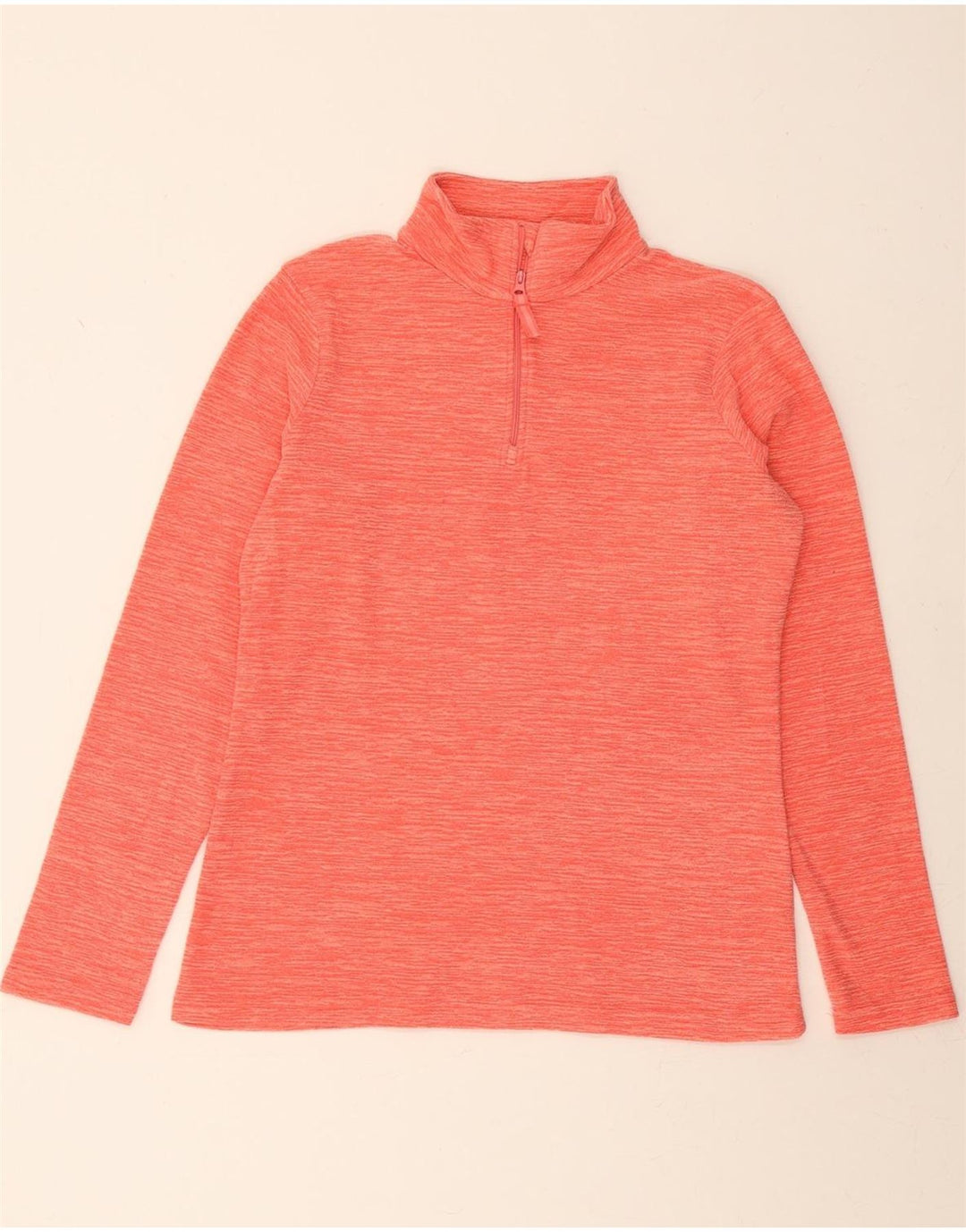 MOUNTAIN WAREHOUSE Womens Zip Neck Fleece Jumper UK 12 Medium Red Vintage Mountain Warehouse and Second-Hand Mountain Warehouse from Messina Hembry 