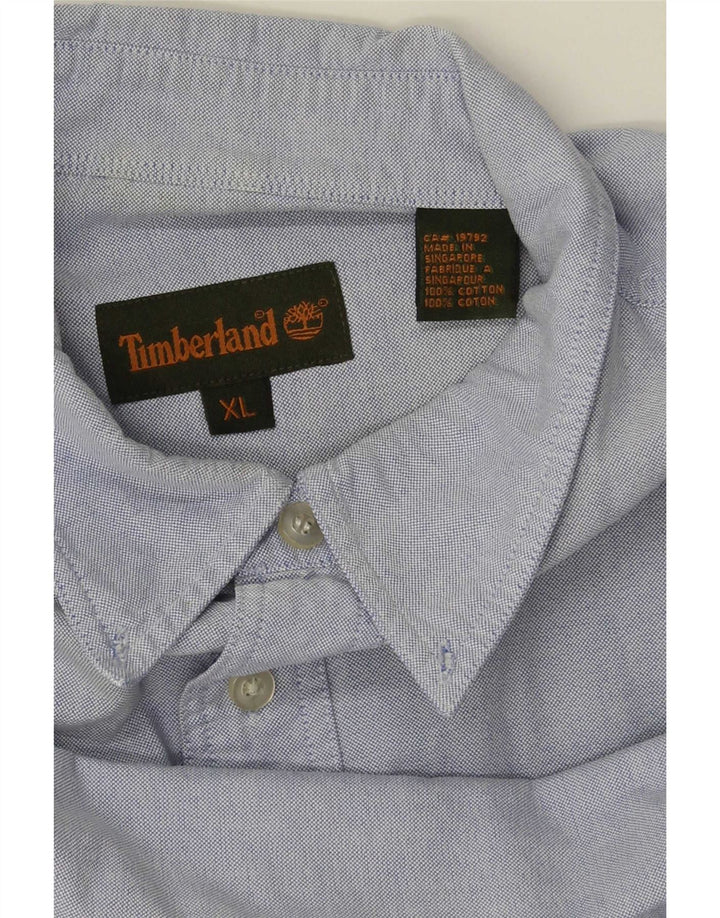 Ανδρικό πουκάμισο Timberland XL Μπλε βαμβακερό