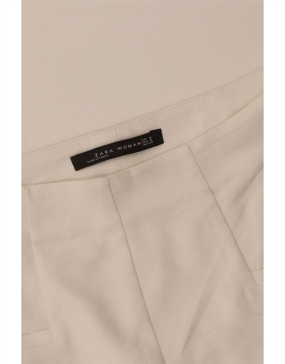 Zara Γυναικείο Σορτς Casual Medium W28 Λευκό