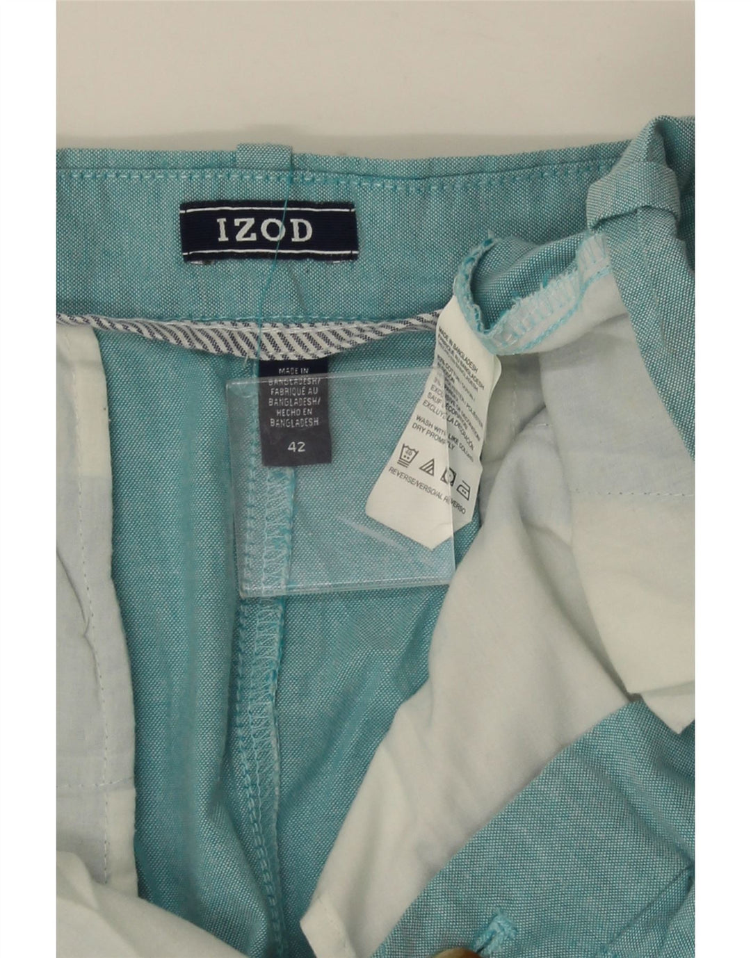 Ανδρικό σορτς Chino IZOD W42 2XL Μπλε βαμβακερό