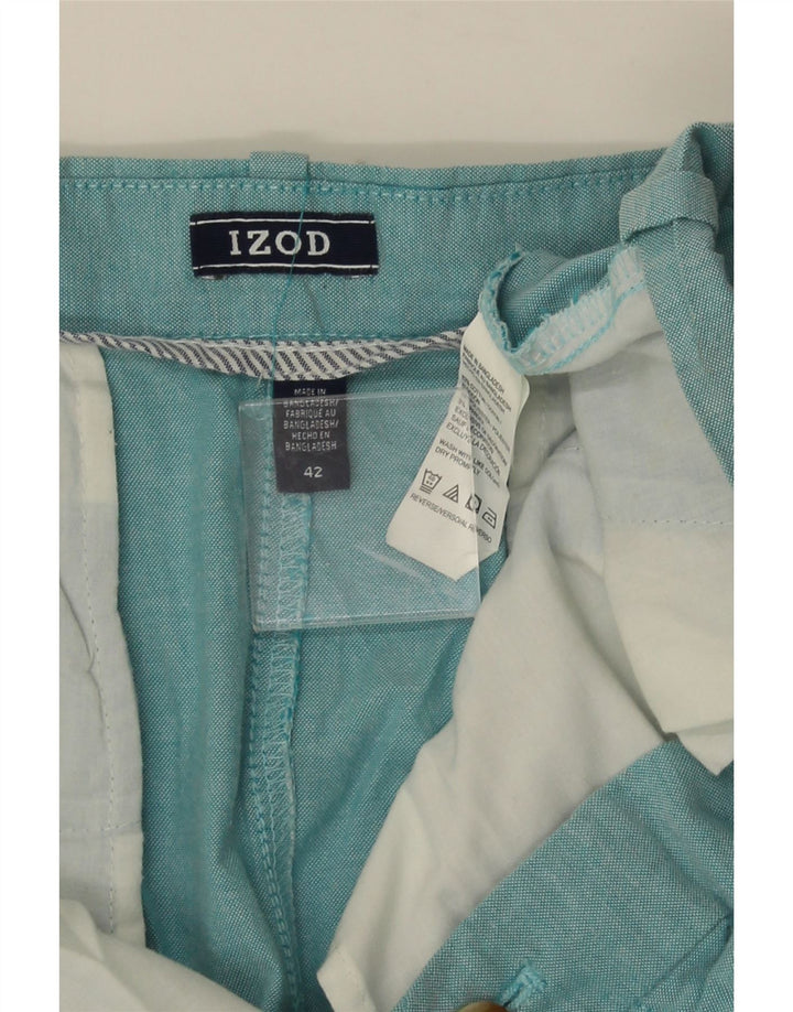 Ανδρικό σορτς Chino IZOD W42 2XL Μπλε βαμβακερό