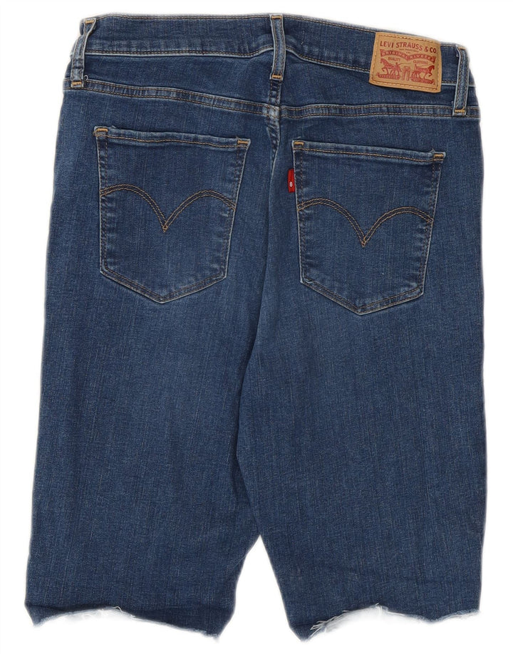 Γυναικείο 720 ψηλό ψηλό τζιν σορτς Levi's W29 μεσαίο μπλε βαμβακερό