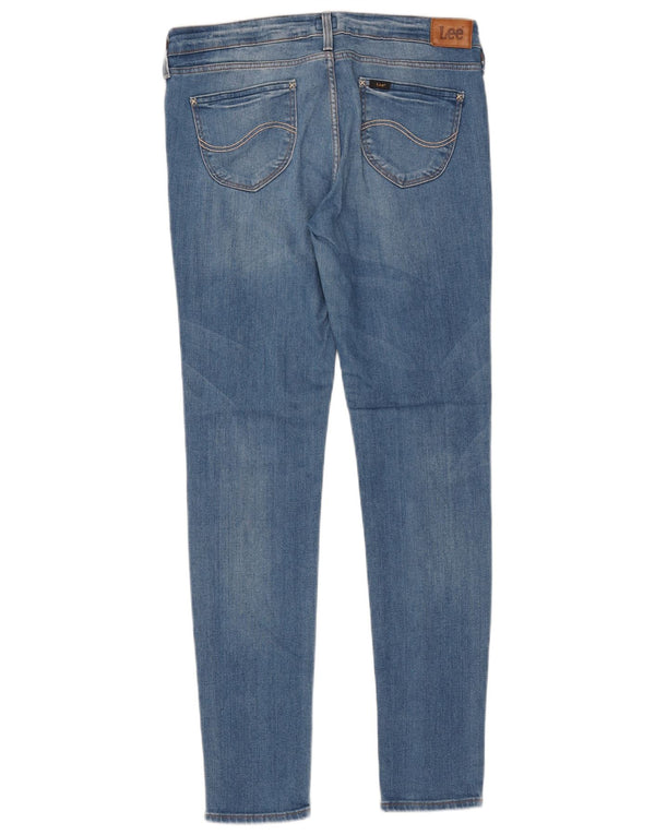 Lee Womens Scarlett Skinny Jeans W29 L33 Blue Cotton