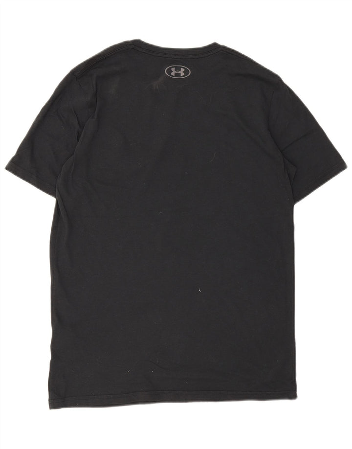 Under Armour Ανδρικό γραφικό T-Shirt Top Μικρό μαύρο βαμβακερό