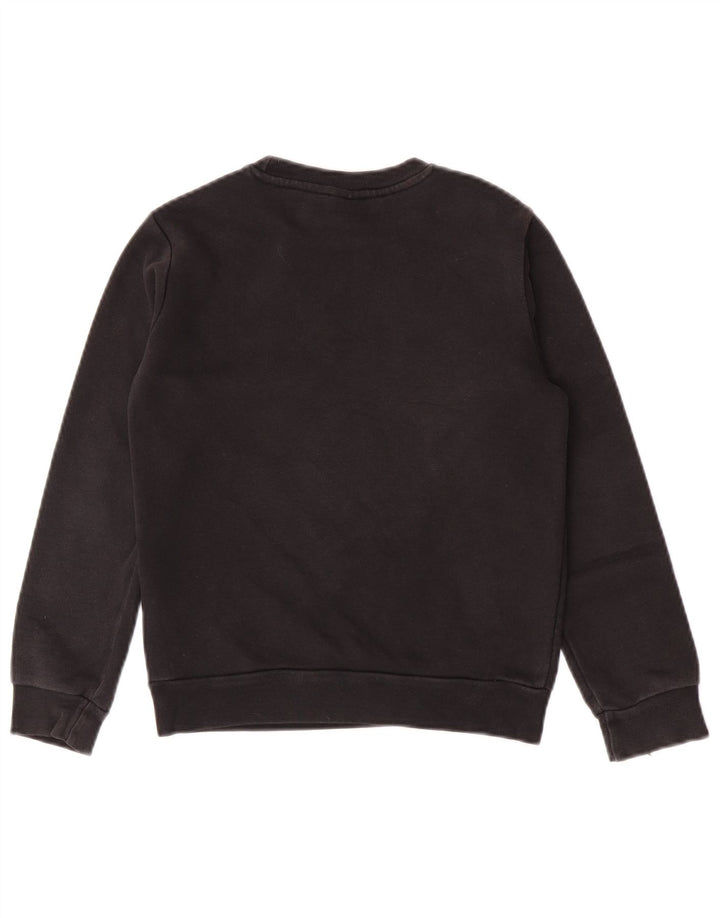 Γραφικό Φούτερ Adidas Boys Jumper 9-10 ετών Μαύρο βαμβακερό