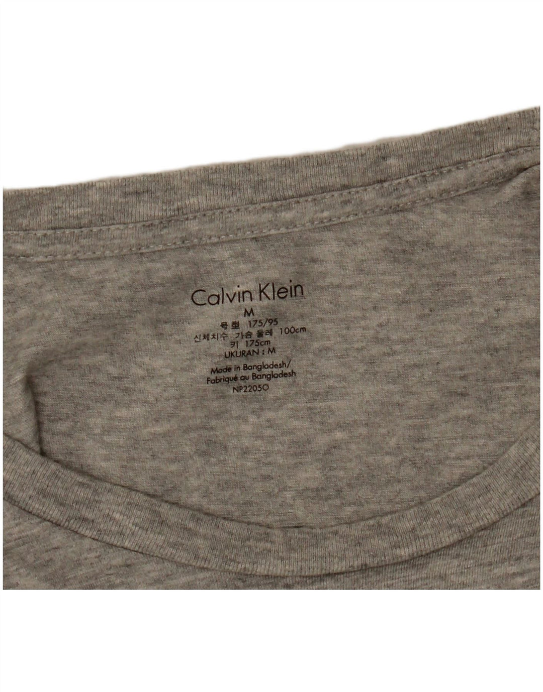 Ανδρικό T-Shirt CALVIN KLEIN Top Medium Grey