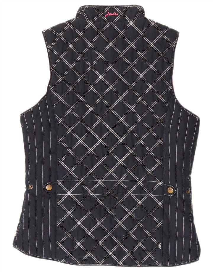 Joules γυναικεία επένδυση Gilet UK 10 Small Navy Blue Argyle/Diamond Polyester
