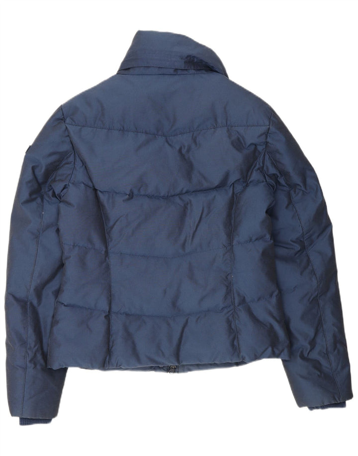 Woolrich Γυναικείο μπουφάν UK 16 Large Navy Blue από βαμβάκι