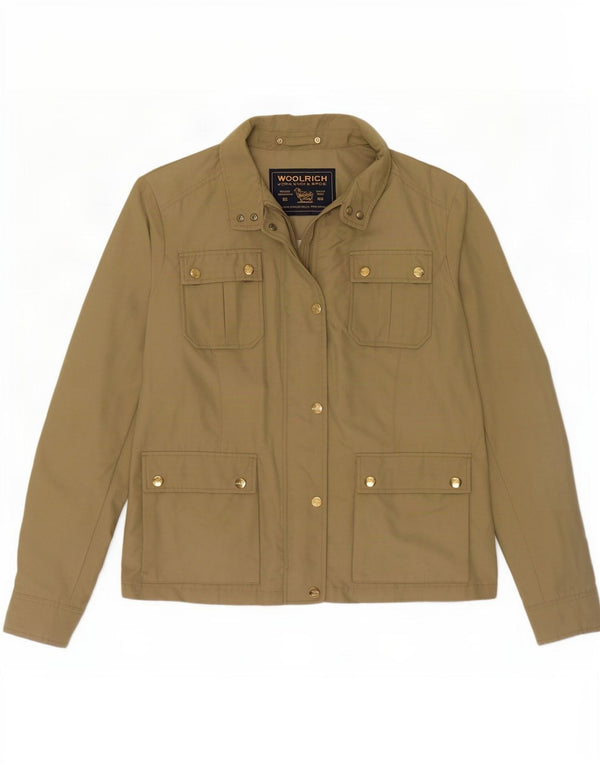 Woolrich Γυναικείο Utility Jacket UK 14 Medium Khaki Cotton