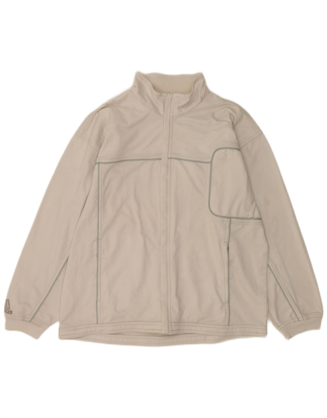 Ανδρική φόρμα ADIDAS Top Jacket UK 42/44 Large White Polyester