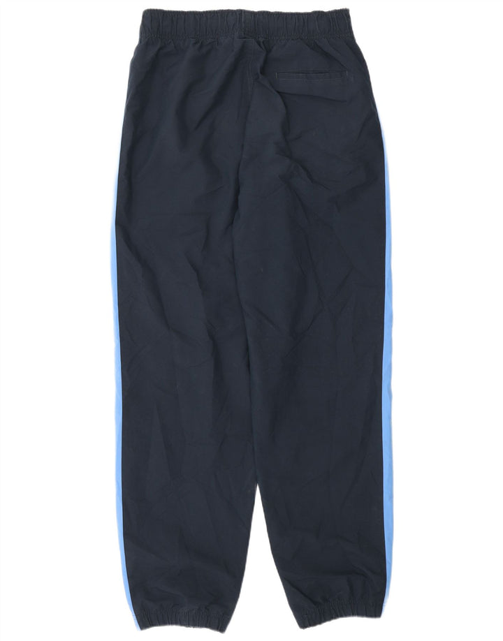 NIKE Mens Tracksuit Trousers Medium Blue Colourblock Polyester Sports