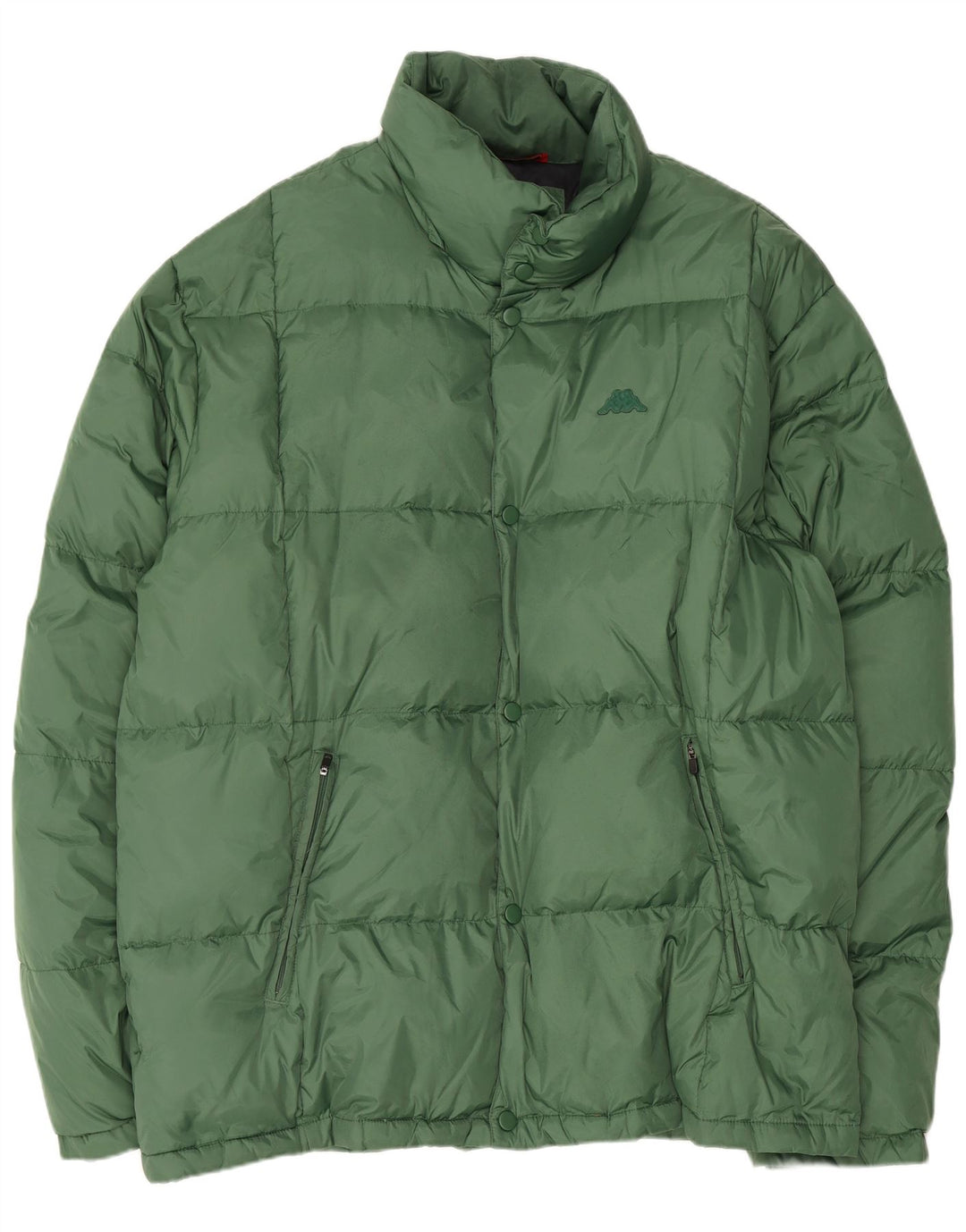 Kappa Ανδρικό μπουφάν με επένδυση UK 46 3XL Green Polyamide