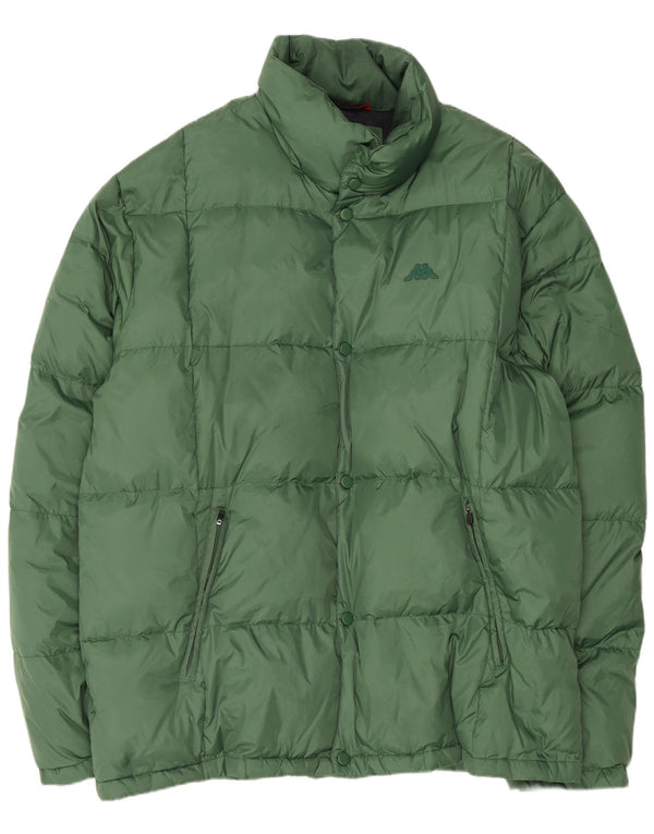 Kappa Ανδρικό μπουφάν με επένδυση UK 46 3XL Green Polyamide