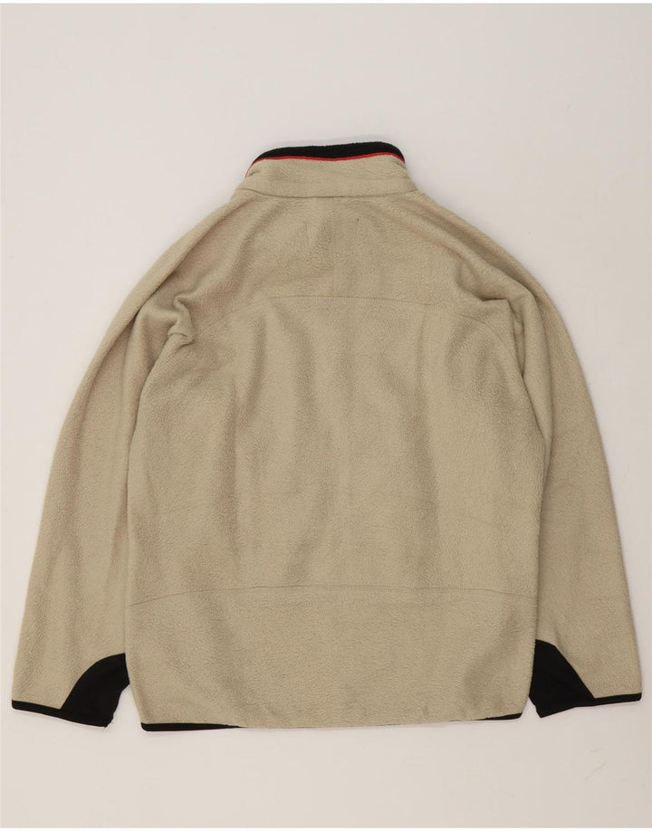 Fila Ανδρικό Fleece Jacket UK 36 Small Beige Colourblock Polyester