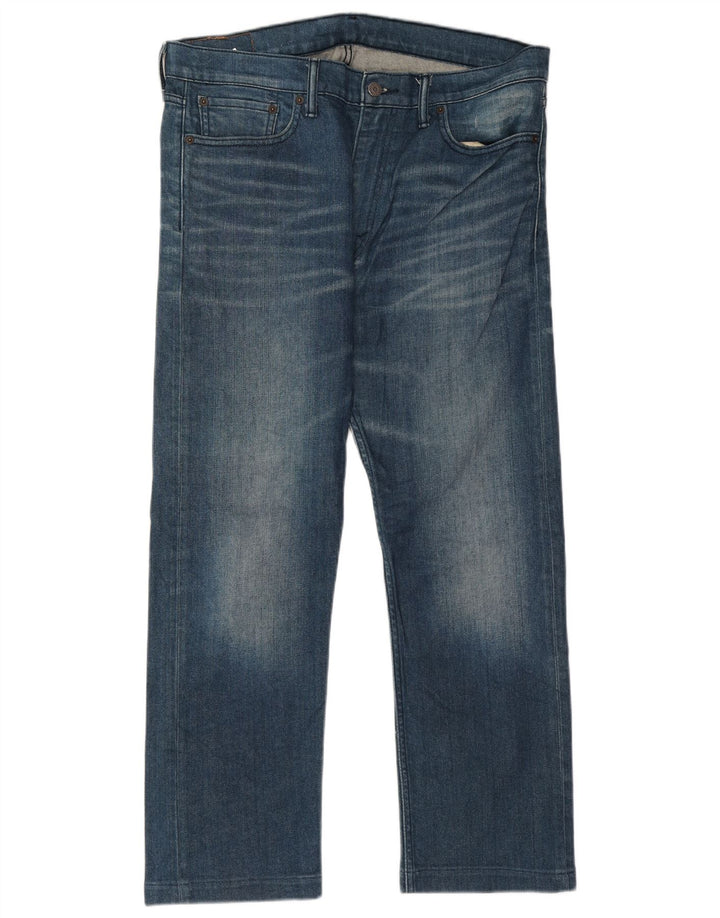 Levi's Mens 513 Slim Straight Jeans W36 L28 Μπλε Βαμβακερό