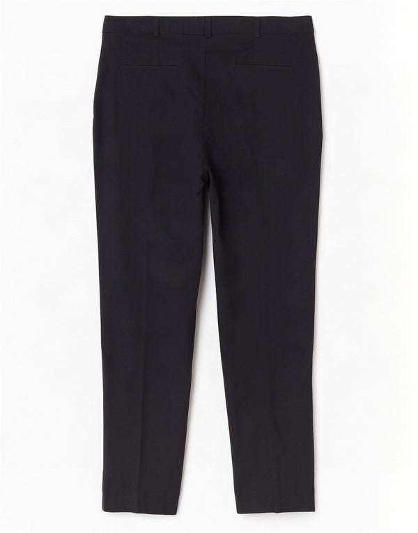 Oasis Γυναικείο Slim παντελόνι Chino UK 10 Small W30 L27 μαύρο βαμβακερό