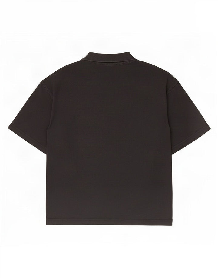 Ανδρικό γραφικό T-Shirt Reebok Top Μεσαίο μαύρο βαμβακερό