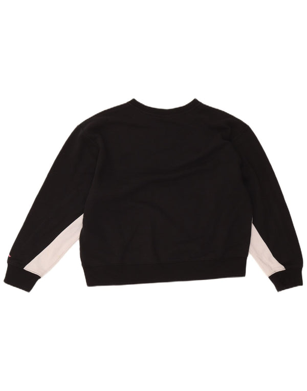 Jordan Girls Graphic Φούτερ Jumper 13-14 Years XL Black Colourblock