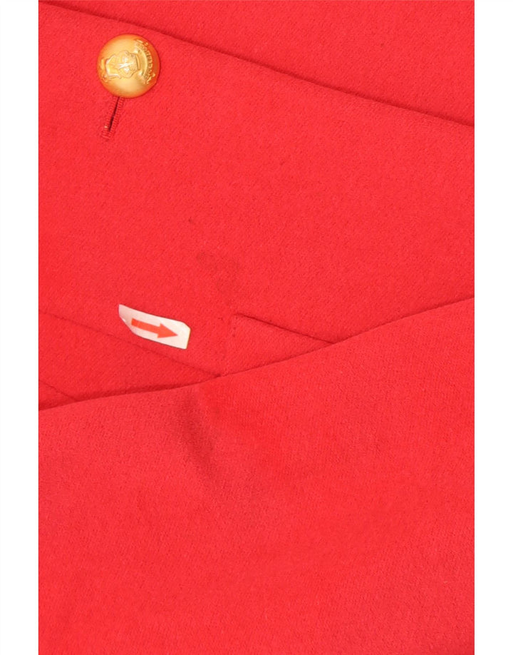 Γυναικείο μπουφάν Laurel με 2 κουμπιά μπλέιζερ EU 36 Small Red New Wool