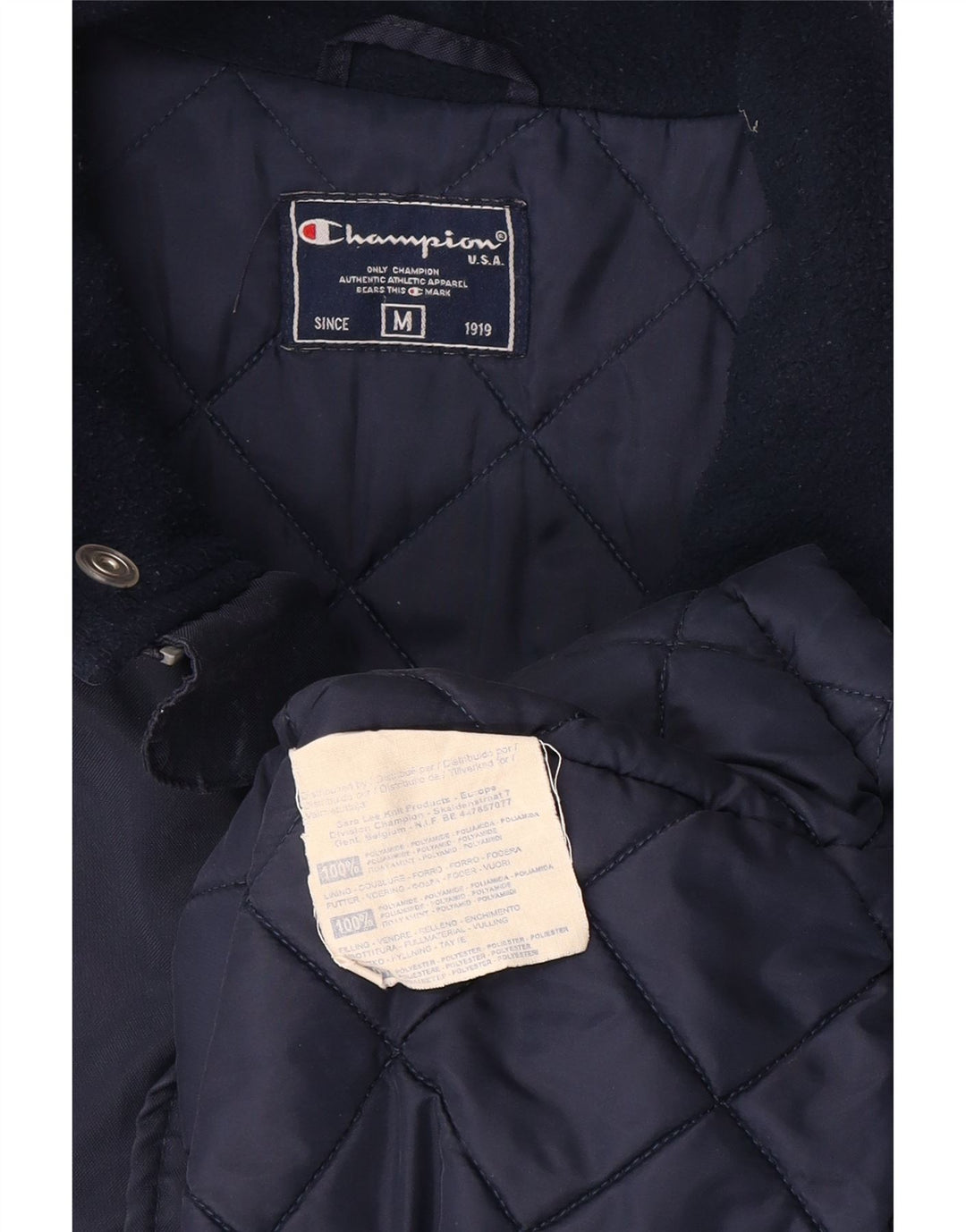 Ανδρικό μπουφάν Champion Windbreaker UK 38 Medium Navy Blue Polyamide