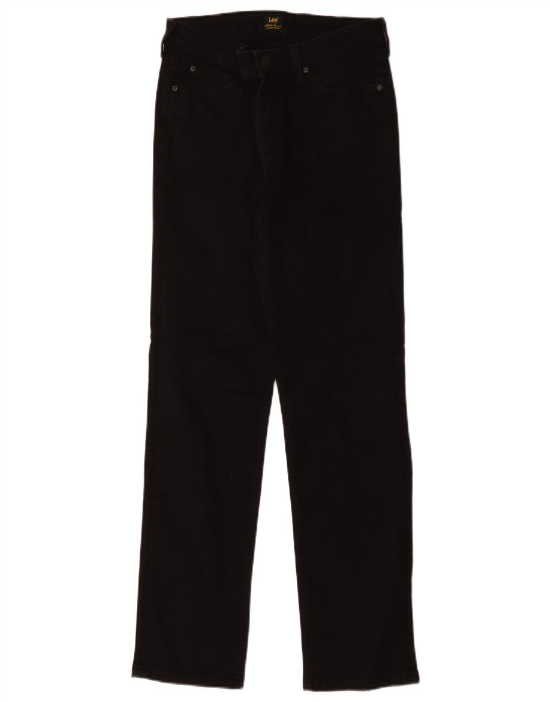 Lee Womens Marion Straight Jeans W29 L28 Μαύρο βαμβακερό