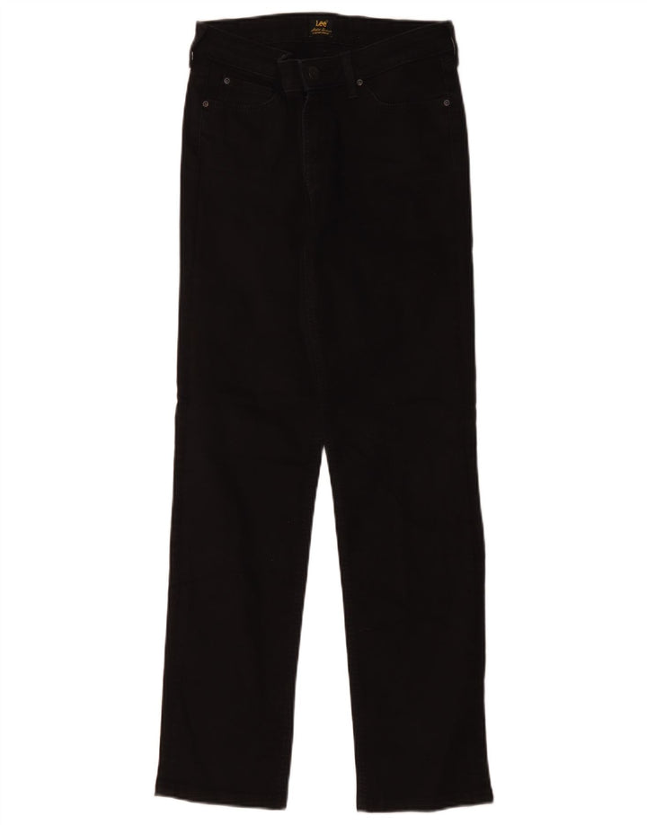 Lee Womens Marion Straight Jeans W29 L28 Μαύρο βαμβακερό