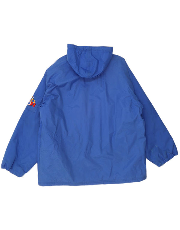 Ανδρικό μπουφάν με κουκούλα Reebok UK 42 XL Blue Polyamide