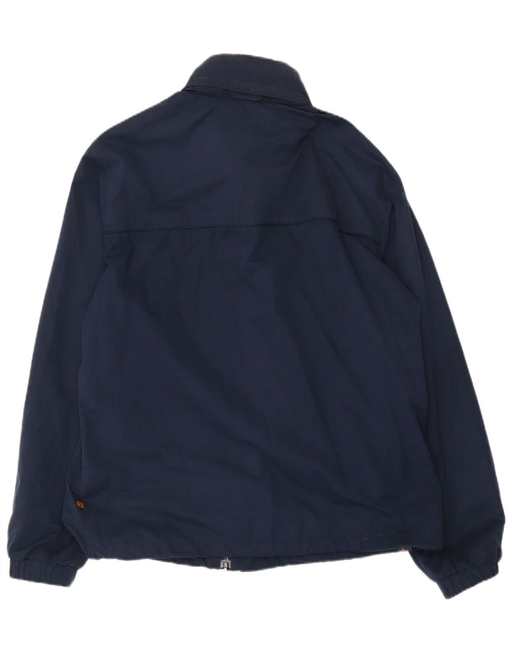 Farah Ανδρικό μπουφάν βροχής με κουκούλα UK 40 Large Navy Blue