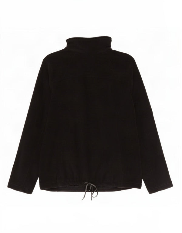 Columbia Γυναικείο Μπουφάν με γραφικό Fleece UK 14 Μεσαίου Μαύρου Πολυεστέρα